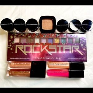 New Lot of Eddie Funkhouser Eyeshadows, 6 Pigments, & 4 Lip glosses